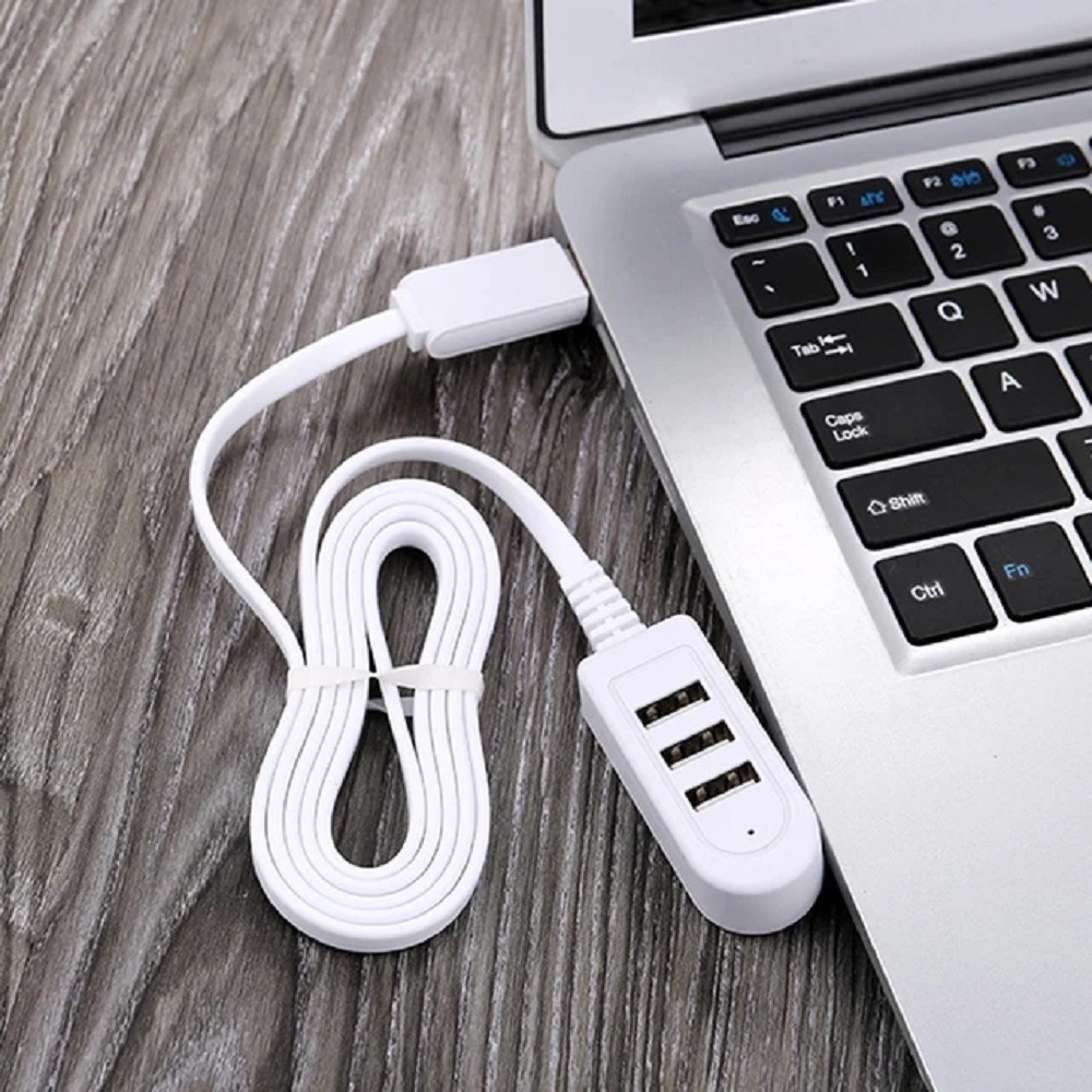 USB 3-Port Splitter Hub for Charging & Data 4
