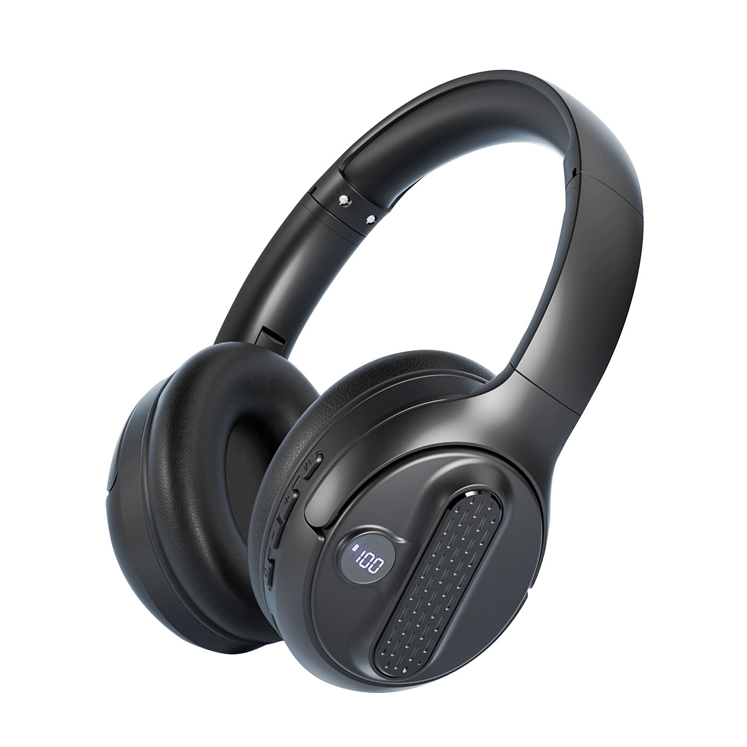 Head mounted Bluetooth earphones with portable power bank wireless earphones Type-C interface