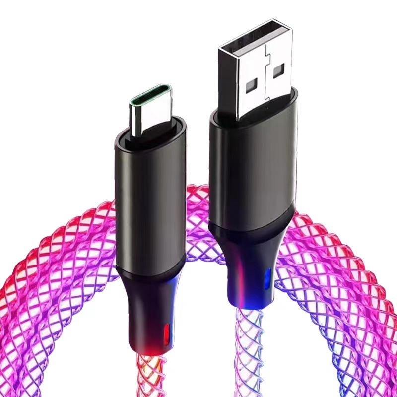 Glowing Fast-Charging Cable for Car, PD60W 5