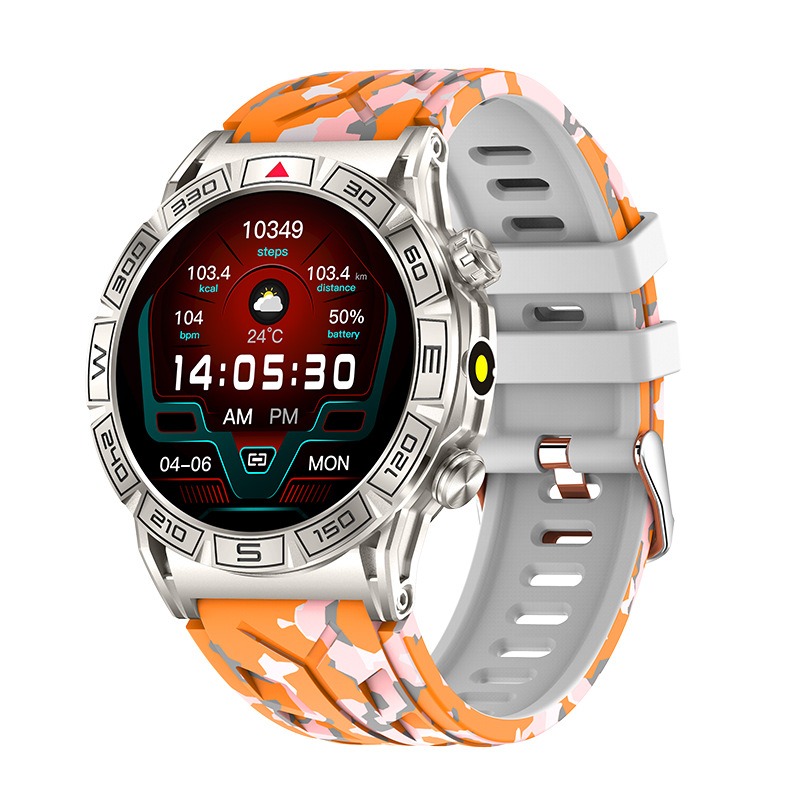 KC80 smartwatch with high-definition AMLOED screen, Bluetooth communication, sports smartwatch with