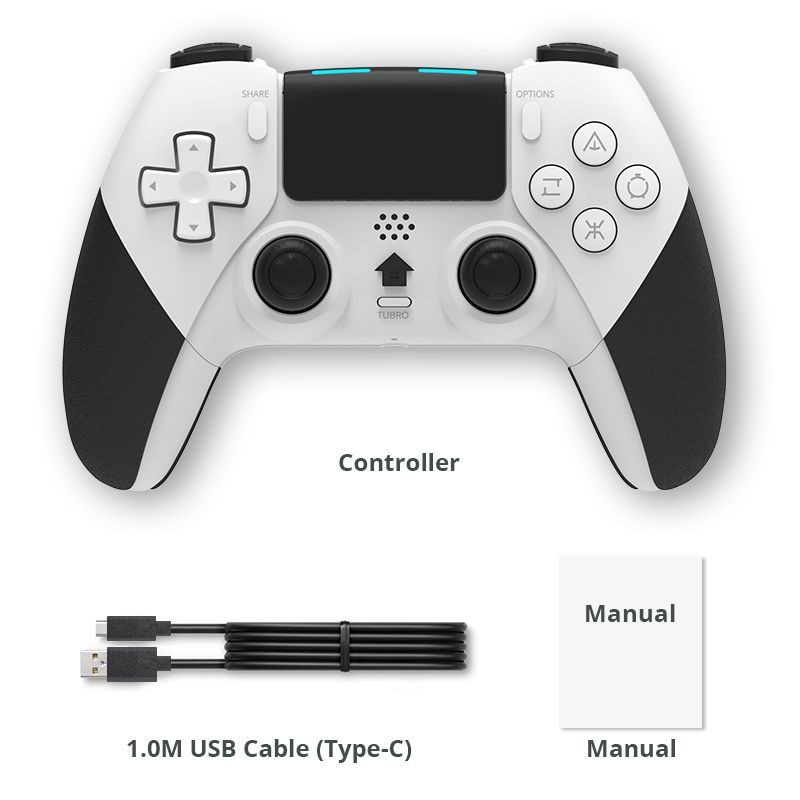 Suitable for PS4/Slim/Pro wireless Bluetooth game controller with body sensing six axis vibration