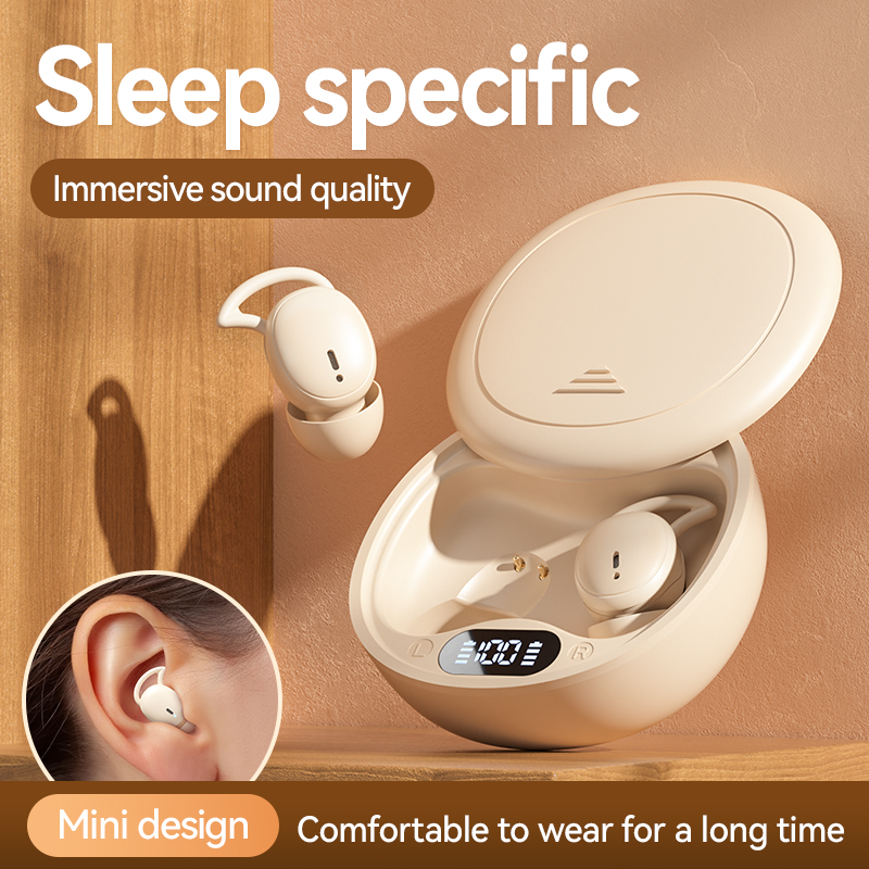 M73 wireless Bluetooth earphones in ear mini digital display long endurance sleep noise cancelling