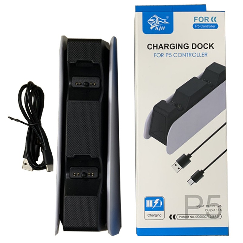 Suitable for PS5 wireless controller dual seat charging P5 controller charging dock with LED display