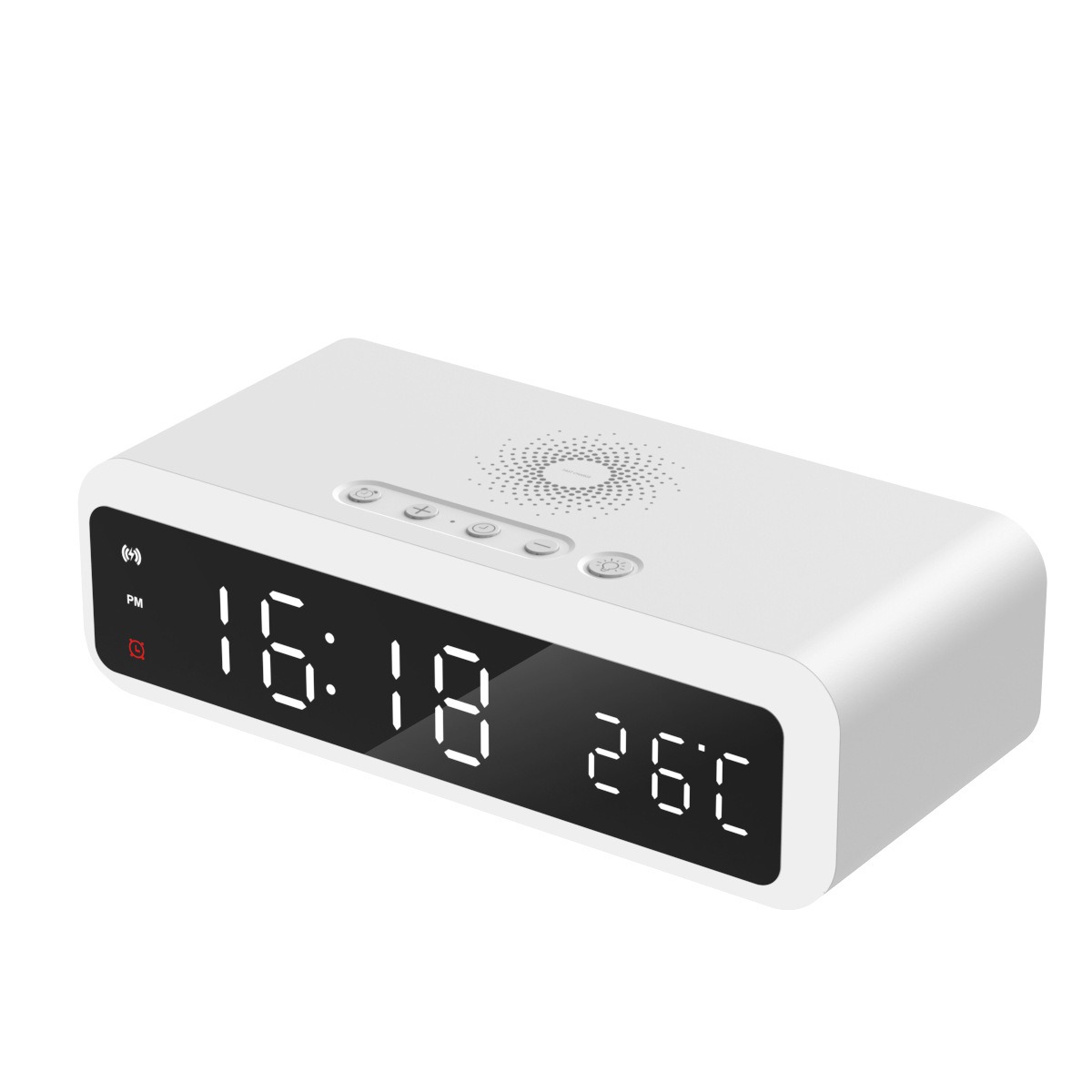 clock thermometer wireless charging 15W mobile phone wireless charging multifunctional digital alarm
