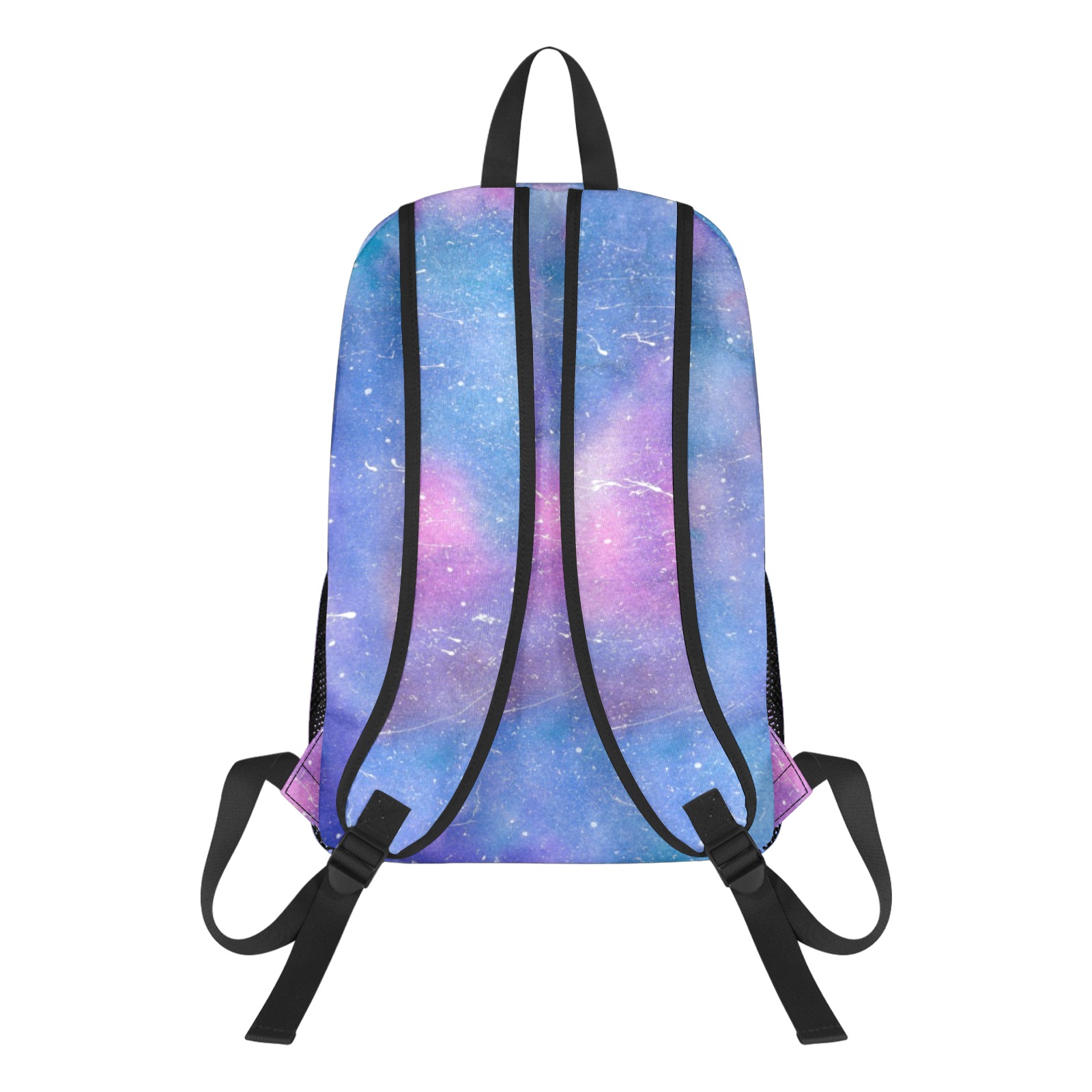 Galaxy pattern All Over Print Leisure Sports Backpack, adjustable straps, suitable for school or travel.