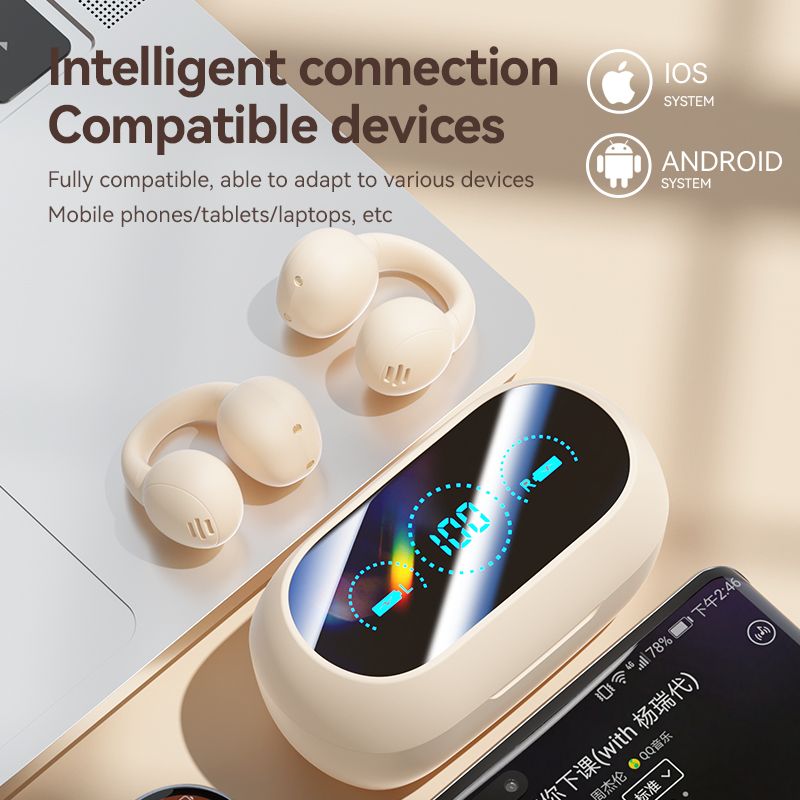 M59 bone conduction clip on high-quality Bluetooth earphones for wireless esports, sports, running