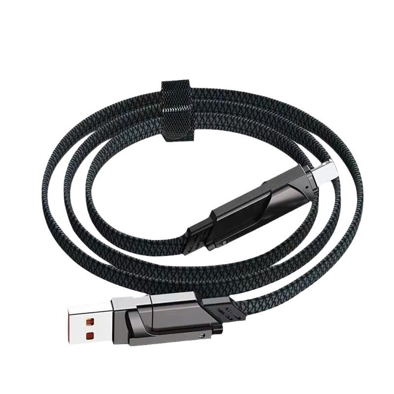 4-in-1 Braided Fast-Charging Cable (Zinc Alloy) 2