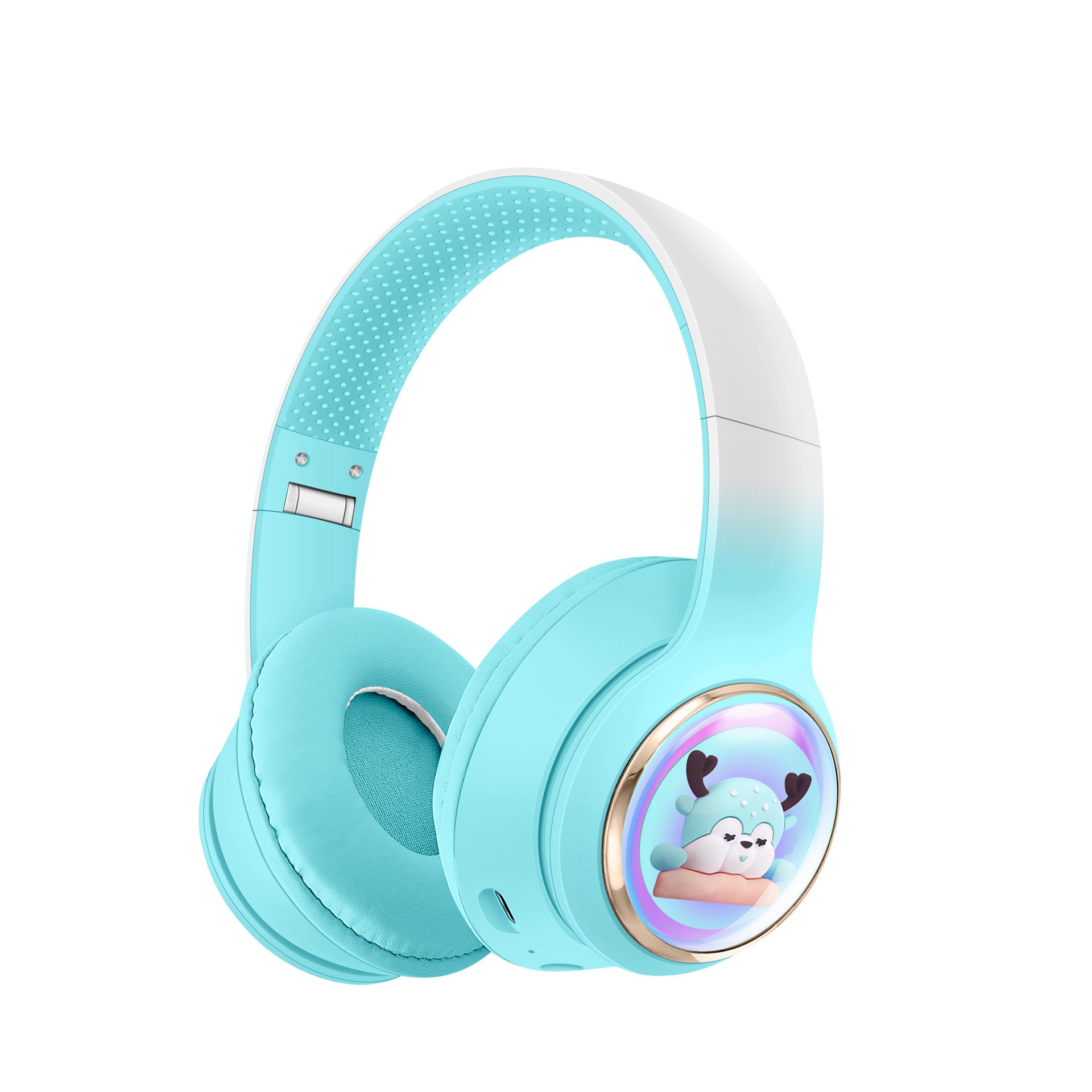 AKZ-56 Earphones Space Cabin Cute Cartoon Pet Bluetooth Headwear Large Battery Earphones Foldable