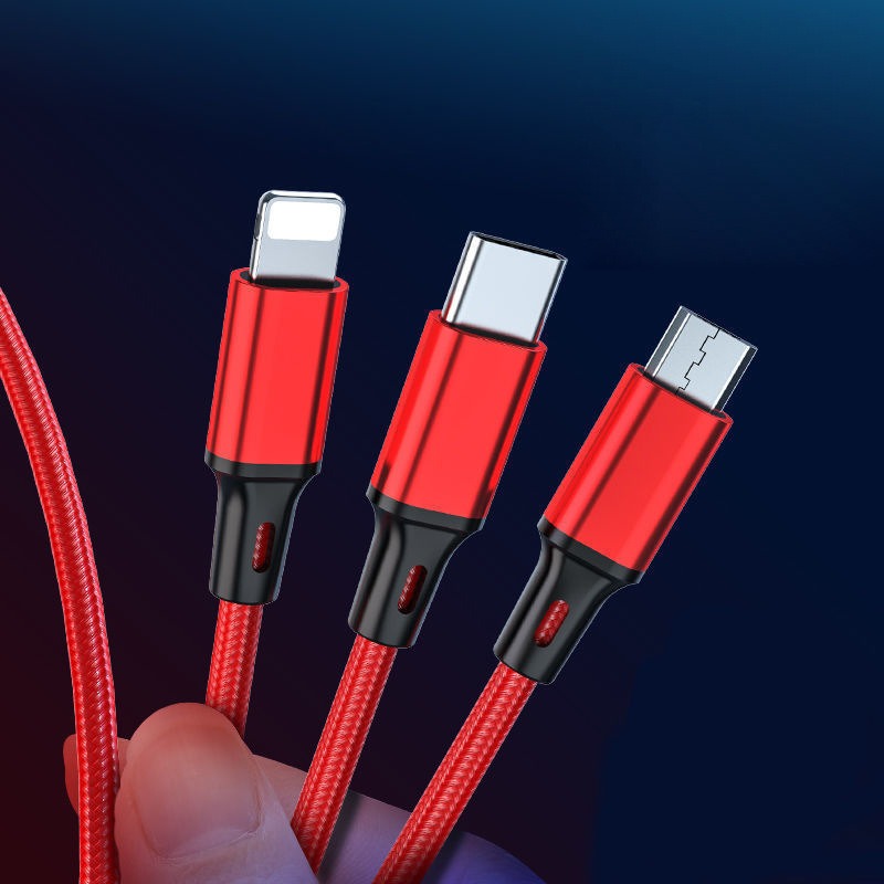 3-in-1 Fast-Charging Cable (1-to-3 Split) 4