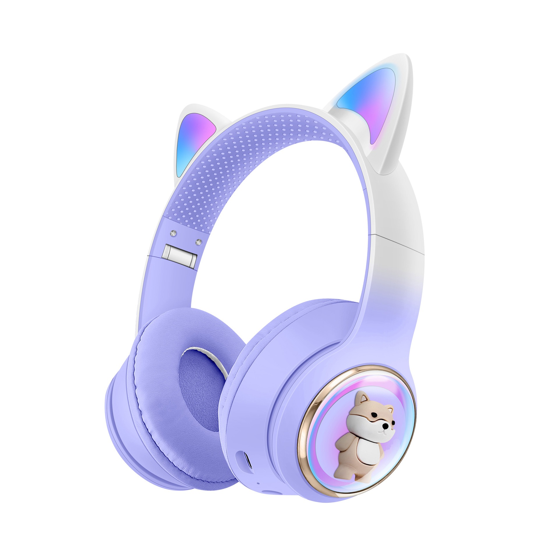 AKZ-51 Earphones Space Cabin Cute Cartoon Pet Bluetooth Headwear Large Battery Earphones Foldable