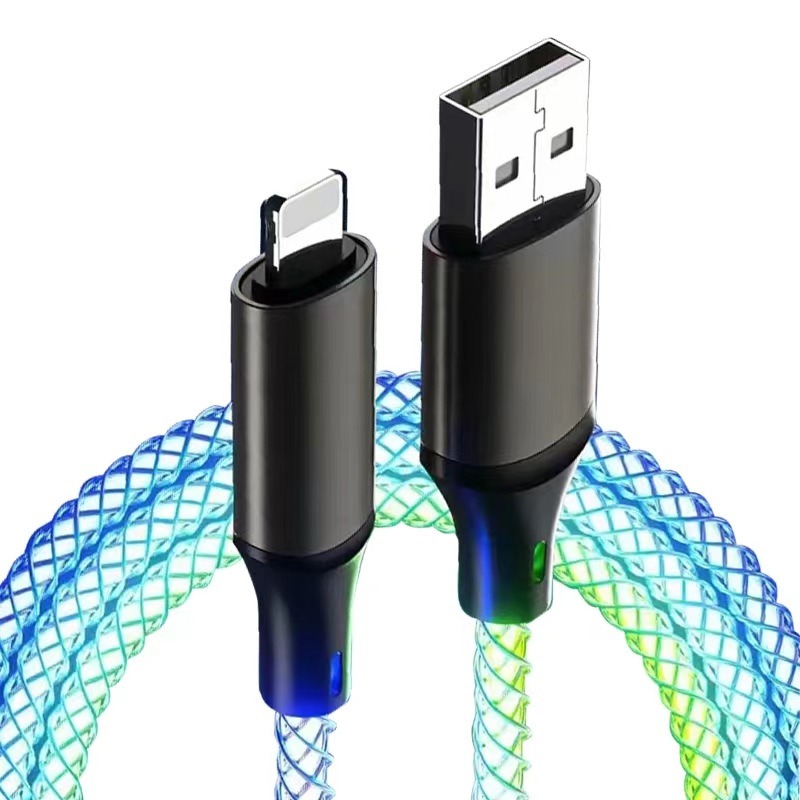 Glowing Fast-Charging Cable for Car, PD60W 3
