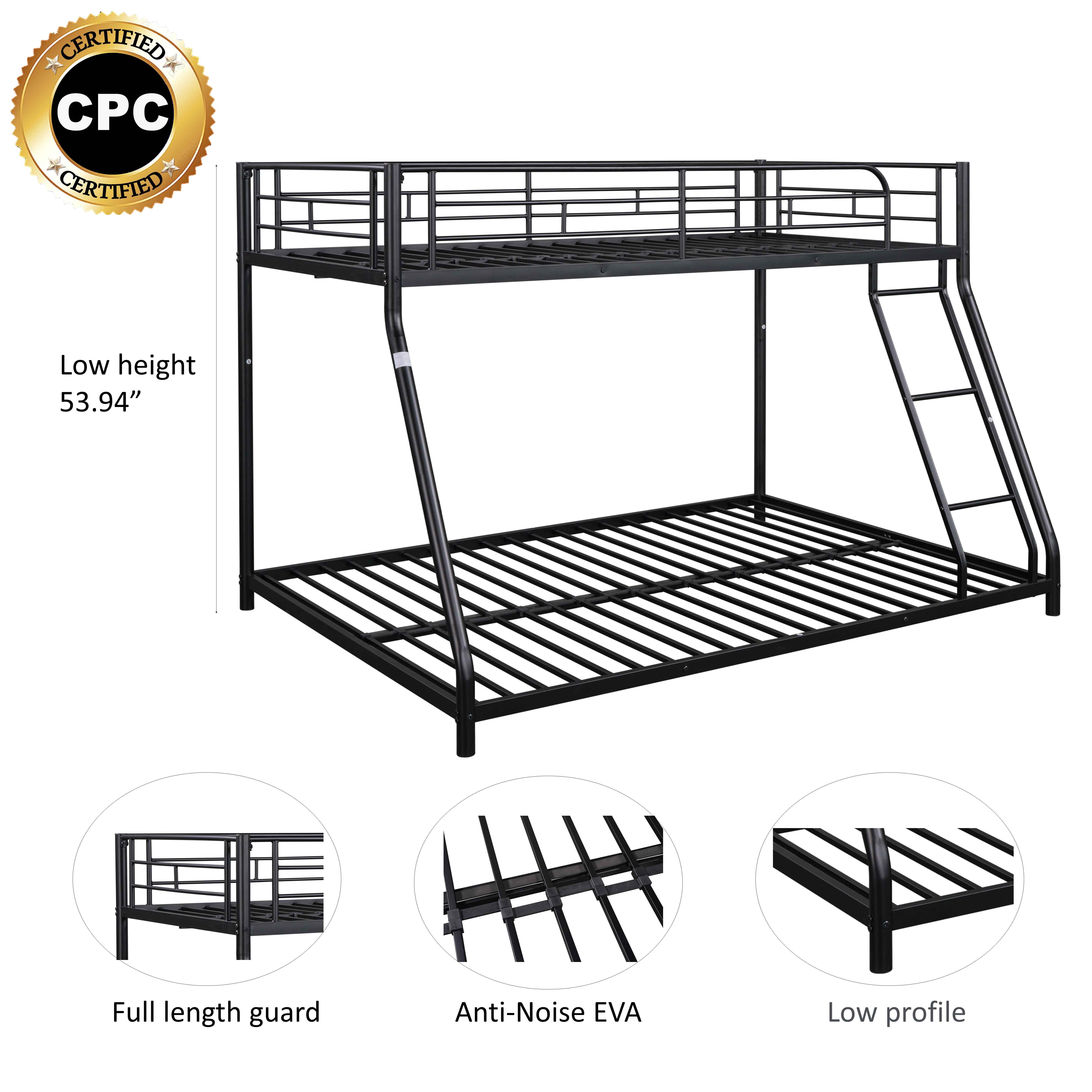 Full-length guardrail close-up with CPC certified badge