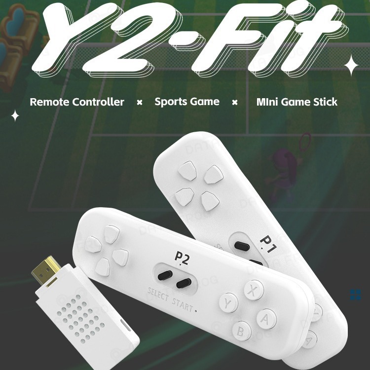 Home TV Sports Game Console Y2 FIT Interactive Upgraded Version Fruit Cutting Running Game Console