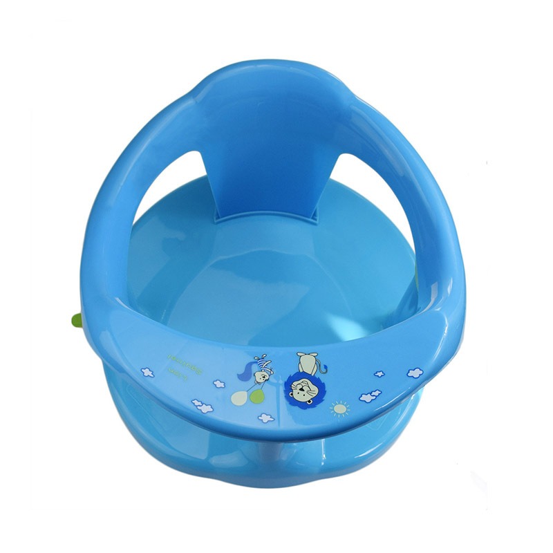 Newborn baby bath stool with suction cup anti slip fall baby hug type bath chair, children's