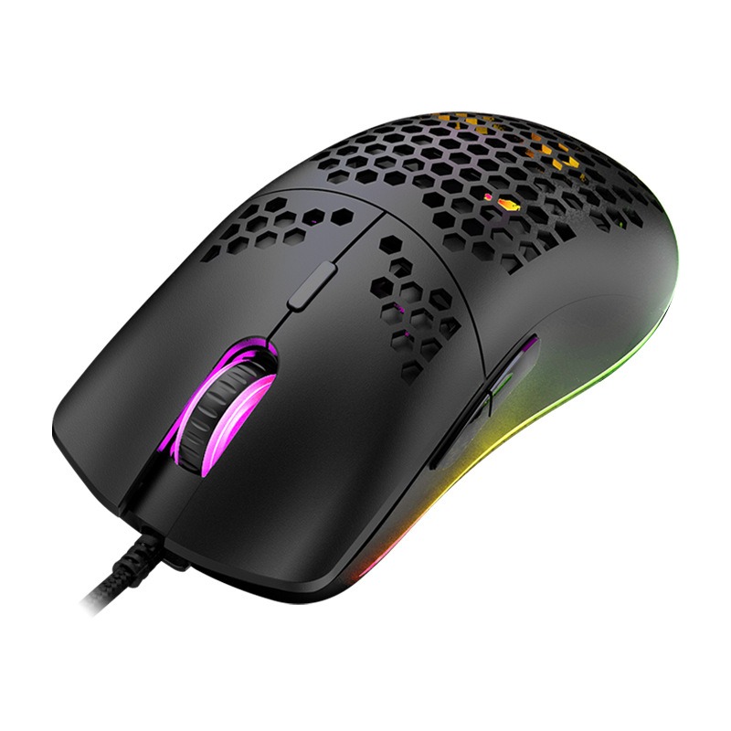 Wired gaming mouse hole mouse RGB luminous macro programming gaming 6 keys