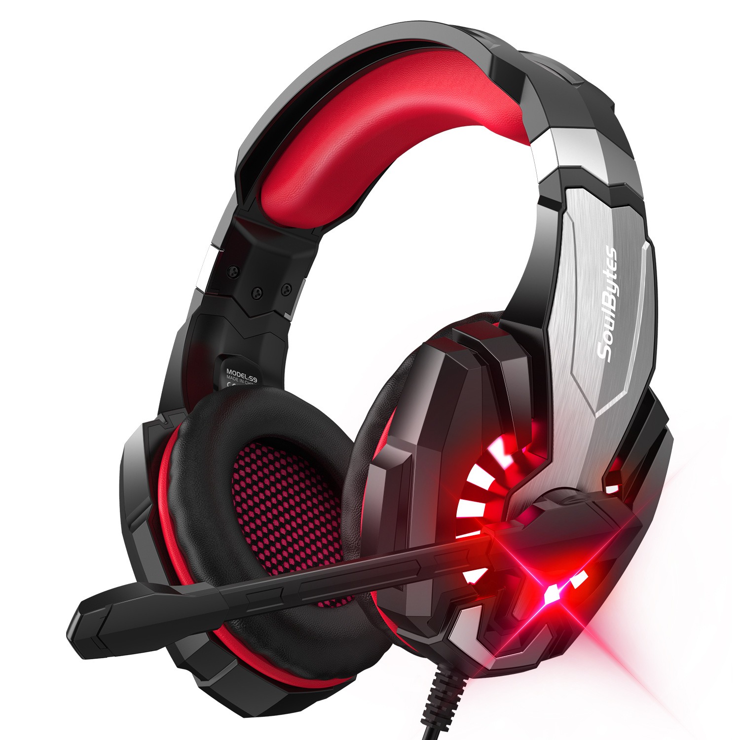 S9 Head mounted Esports Gaming Earphones Wired Luminous Computer Earphones PS4