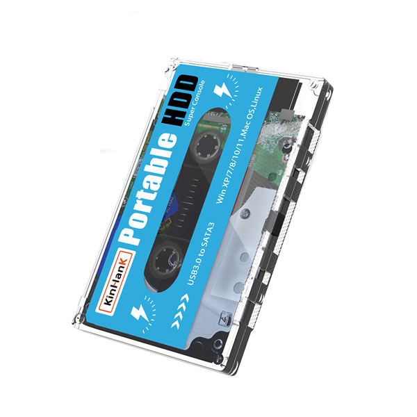 Kinhand 500G HDD Portable External Hard Drive Disk 55000 Retro Games For PSP/SEGA SATURN/Wii Gaming