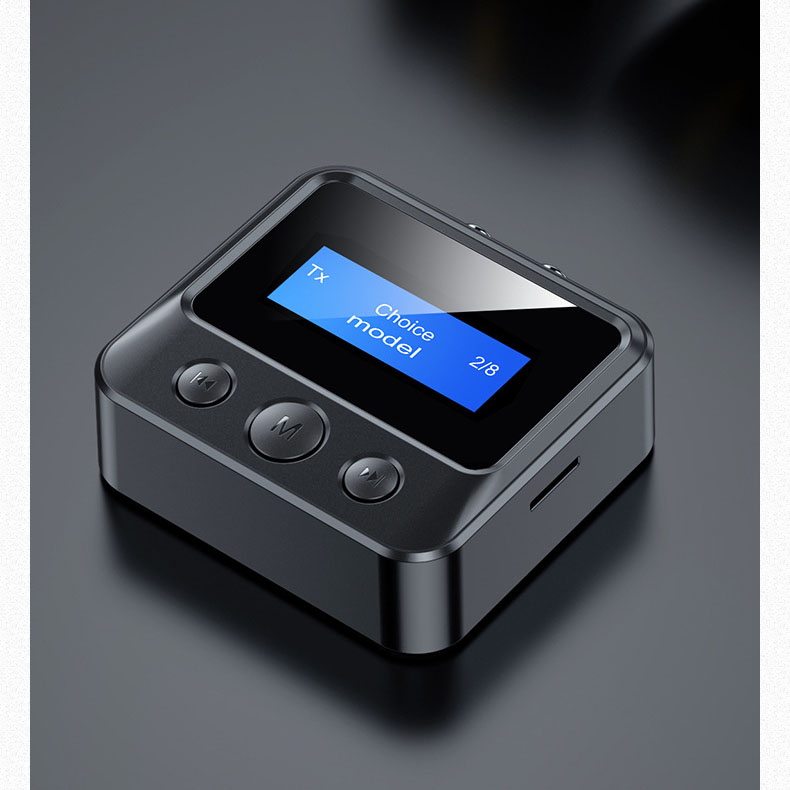 Screen display 2-in-1 Bluetooth audio adapter Bluetooth audio ...