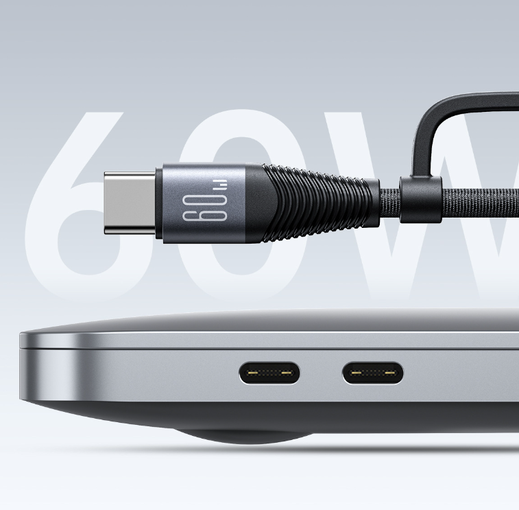 Aluminum-Alloy 4-in-1 Fast-Charging Cable, 60W 5