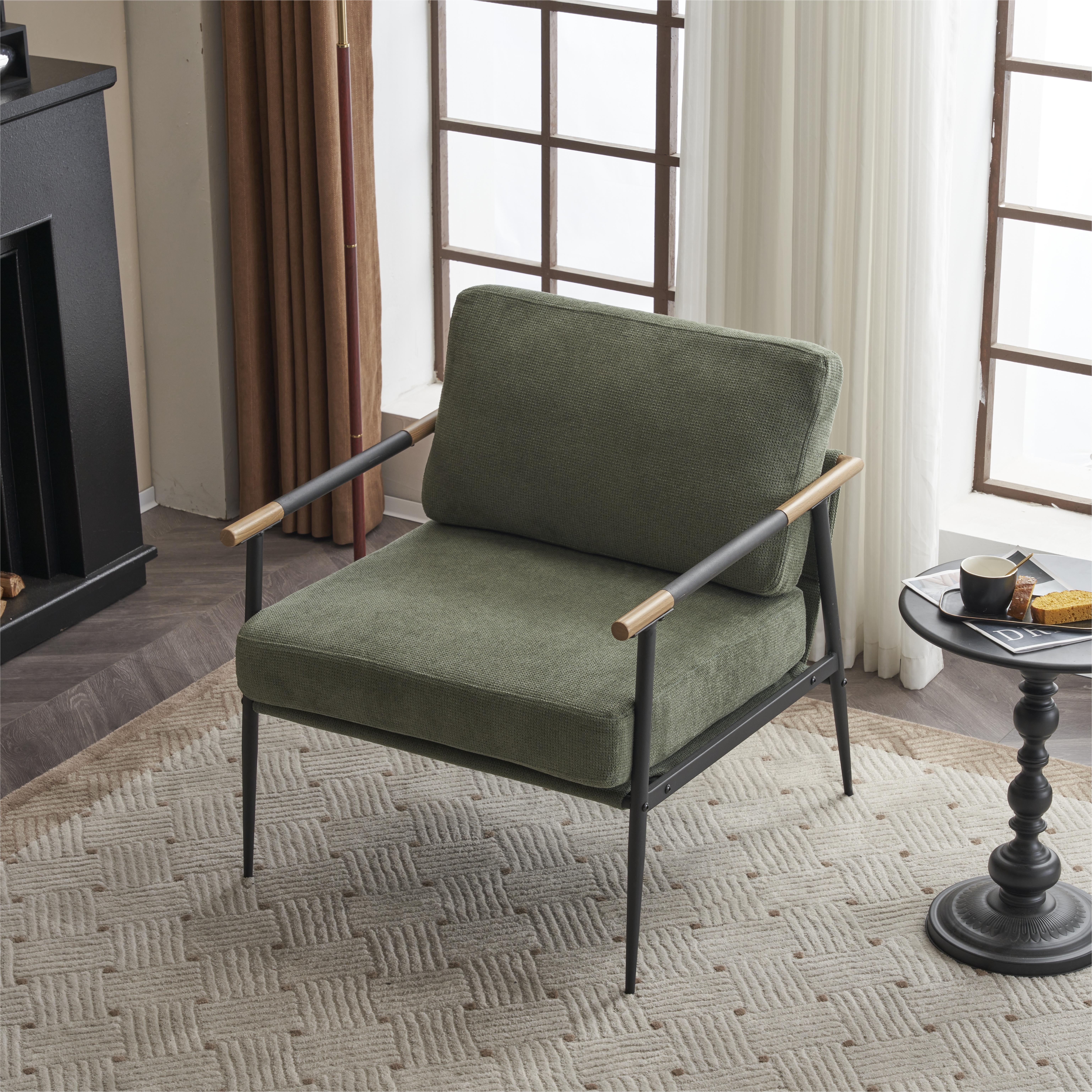 Quiet living room corner waiting for a comfortable chair