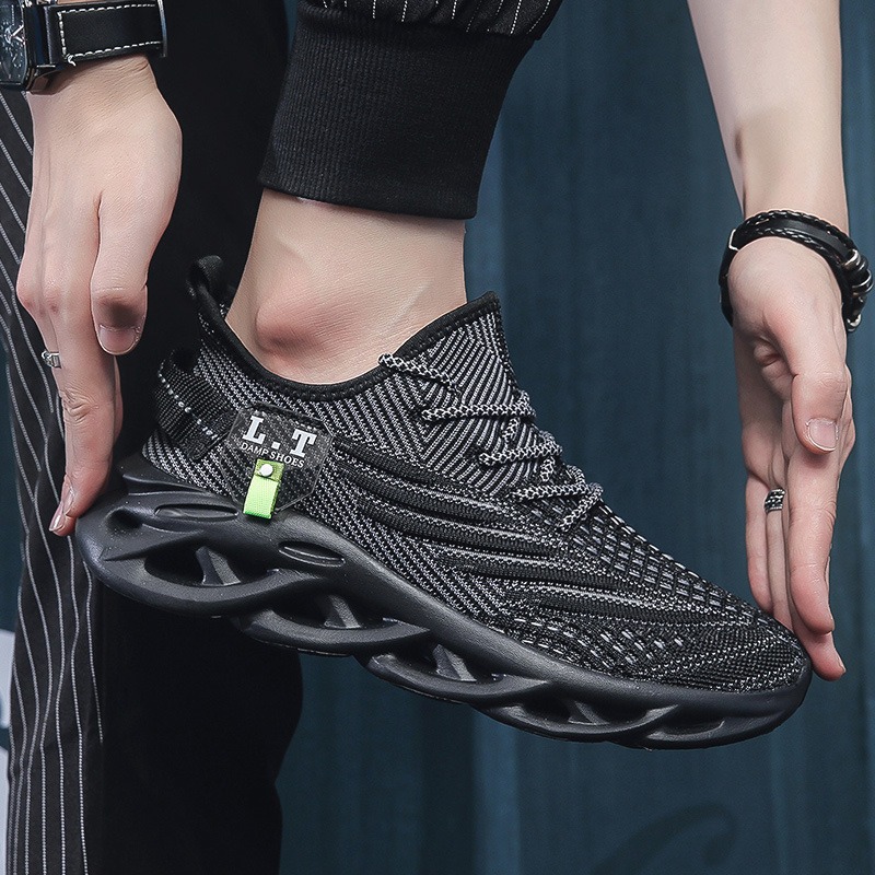 Versatile sports running leisure odor proof breathable mesh shoes for men image 8