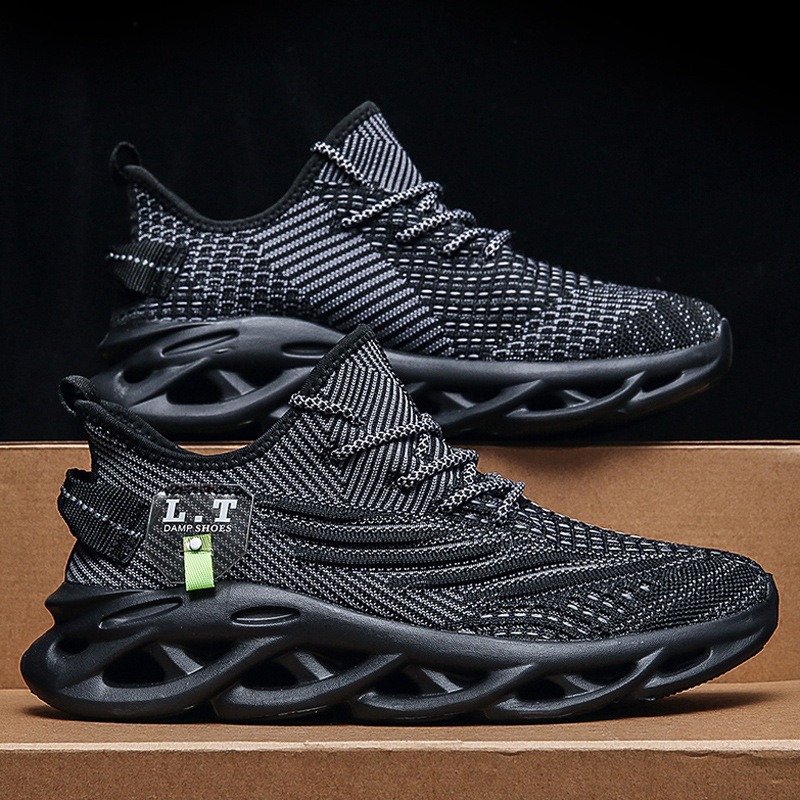 Versatile sports running leisure odor proof breathable mesh shoes for men image 9