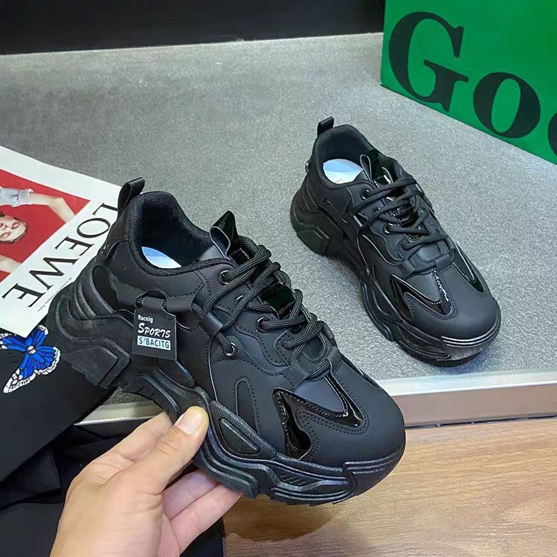 Versatile height increasing sports shoes for women thick soled breathable running shoes for women image 9