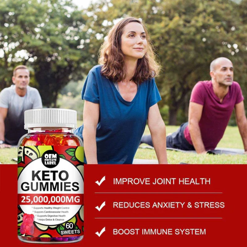 Active group exercising outdoors with bottle prominently displayed