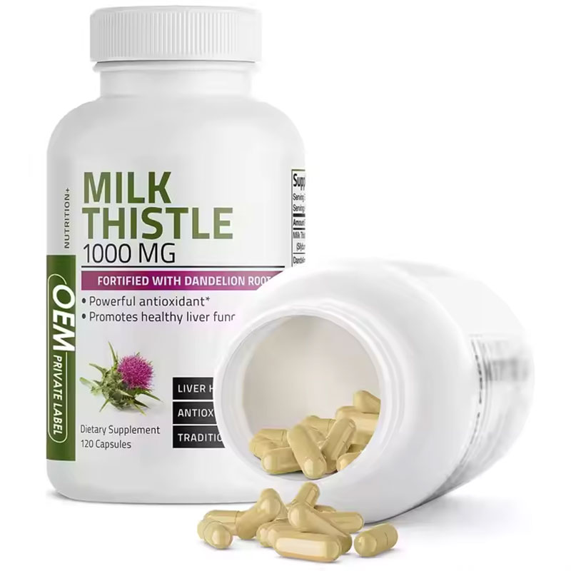 Golden capsules spilling from bottle, symbolizing vitality and restored liver health