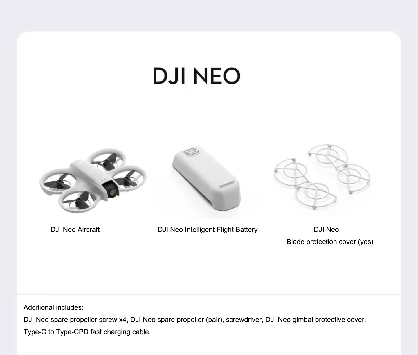 DJI Neo 4K Mini Drone, With 4K UHD Camera, Self Flying Drone