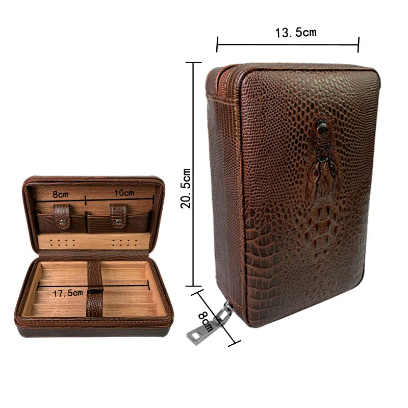 Closed woven leather case resting on a bench outdoors in daylight