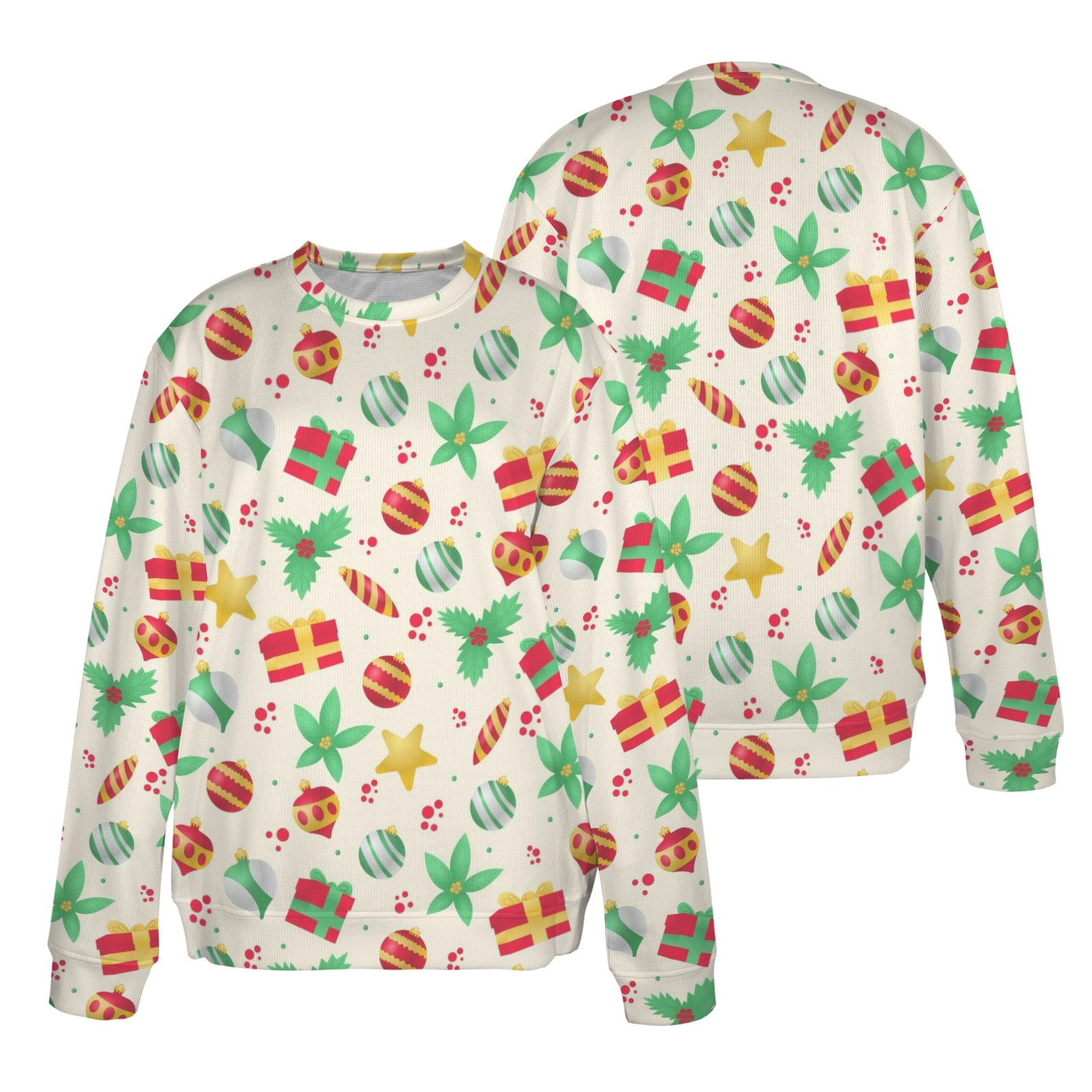 Unisex Personalized Family Photo Sweater with Christmas pattern, acrylic fiber, suitable for daily wear, gifts.