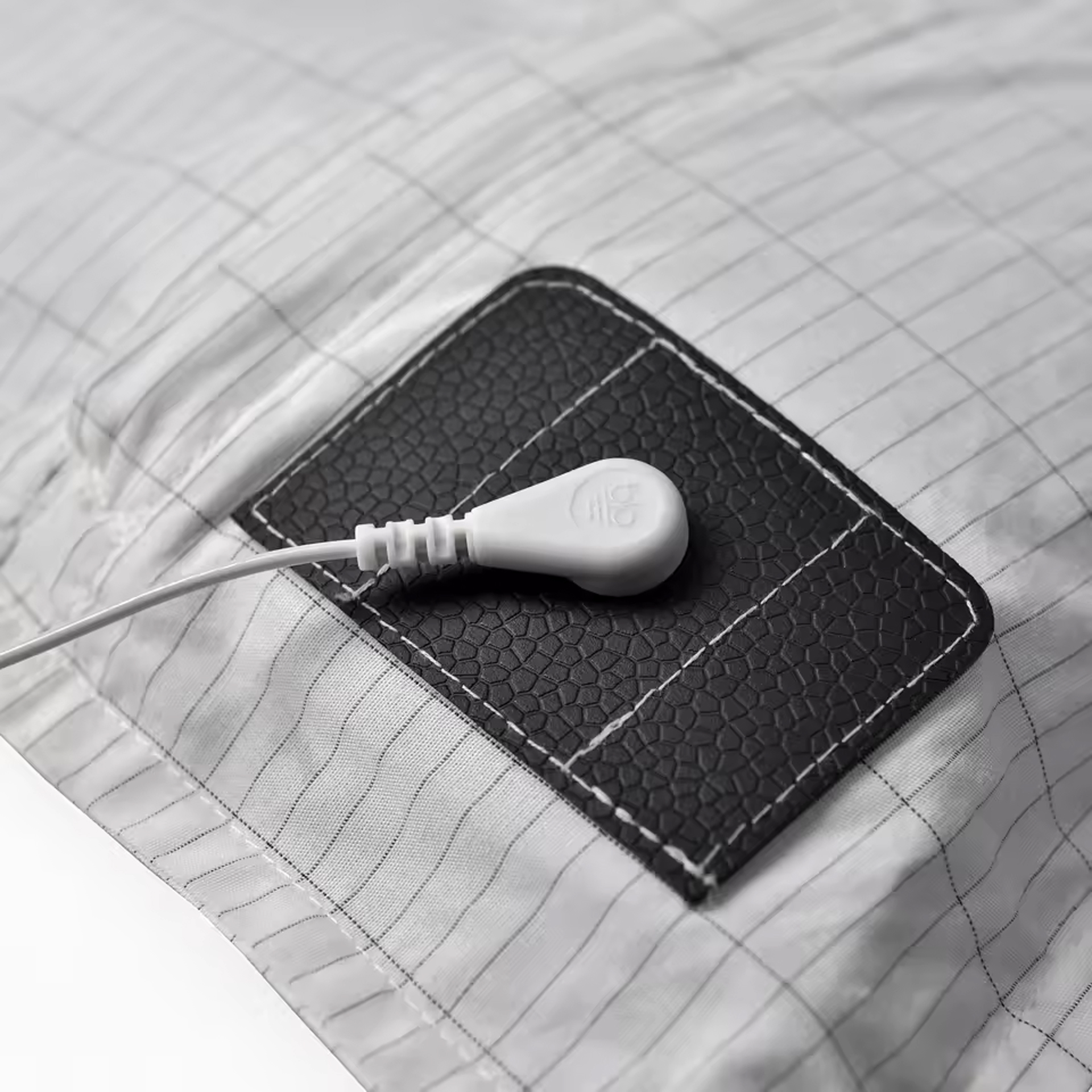 Earthing Ground Pillow Case For Health & EMF Protection Improves Sleep Conductive Silver Fiber