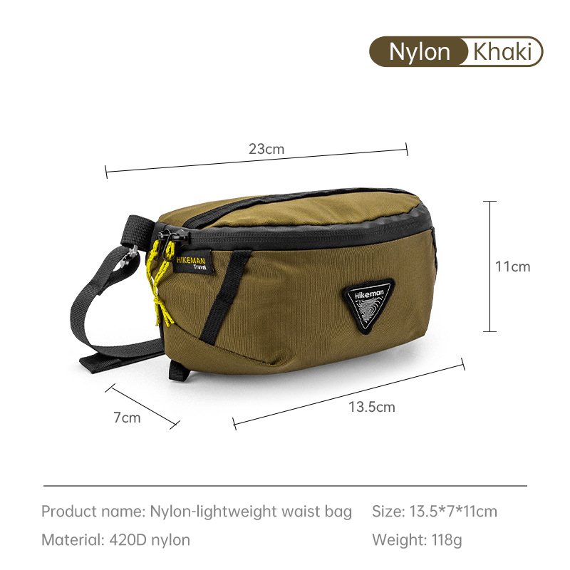 Hikeman waist bag, for outdoor sports, expands backpack, lightweight for travel/hiking