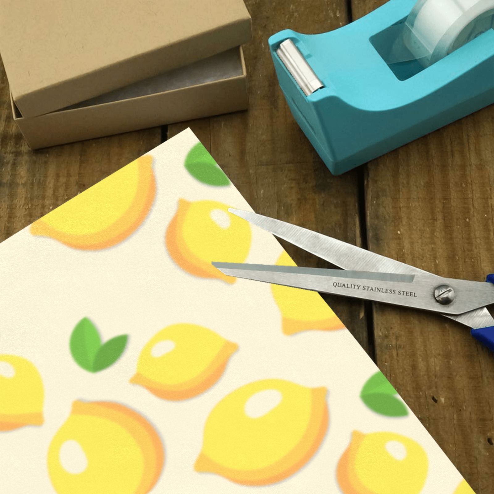 Lemon pattern gift wrapping paper, 58" x 22.8", perfect for birthday, party, and graduation gifts.
