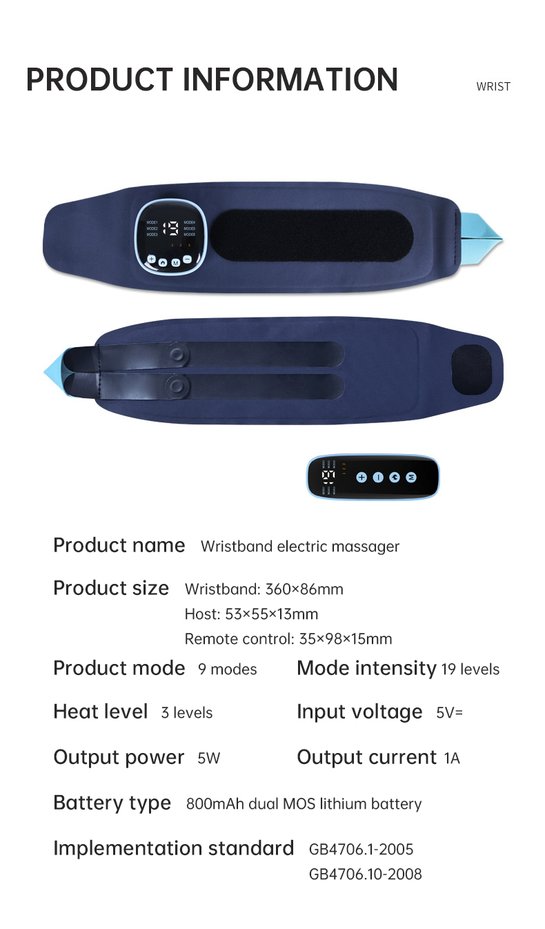 Navy wristband being worn as a guard during a working day