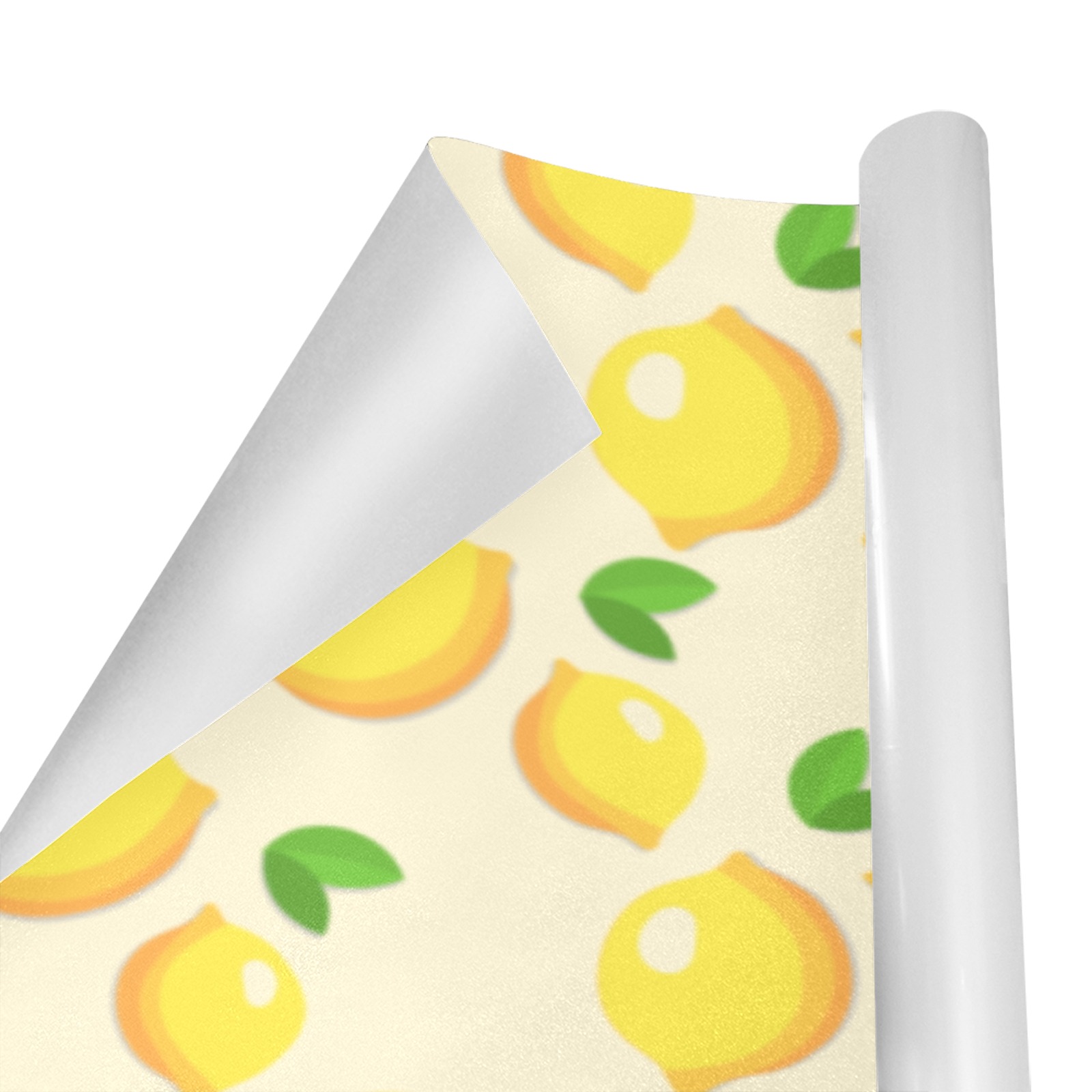 Gift wrapping paper with lemon pattern, 58"x 22.8", perfect for birthday, parties and graduations gifts.