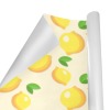 Gift wrapping paper with lemon pattern, 58"x 22.8", perfect for birthday, parties and graduations gifts.
