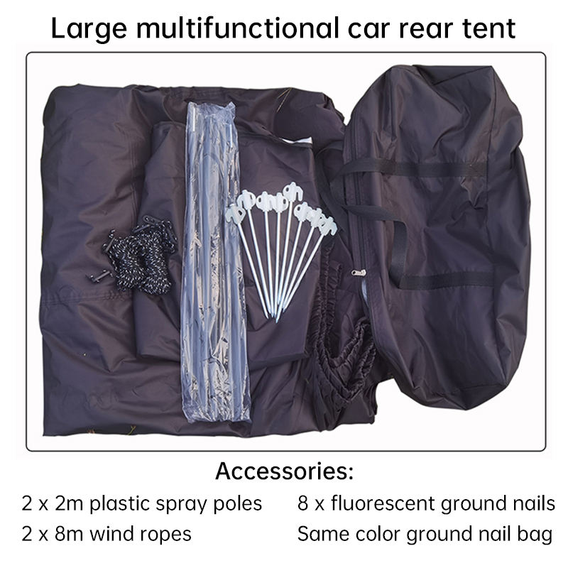 Large Multifunctional Outdoor Zipper Tents for Camping - Water - Repellent, Rainproof, Sunscreen