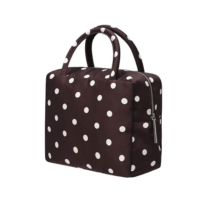 Vintage Y2K wave - point handbag for women. Good for travel, makeup. Niche design for students
