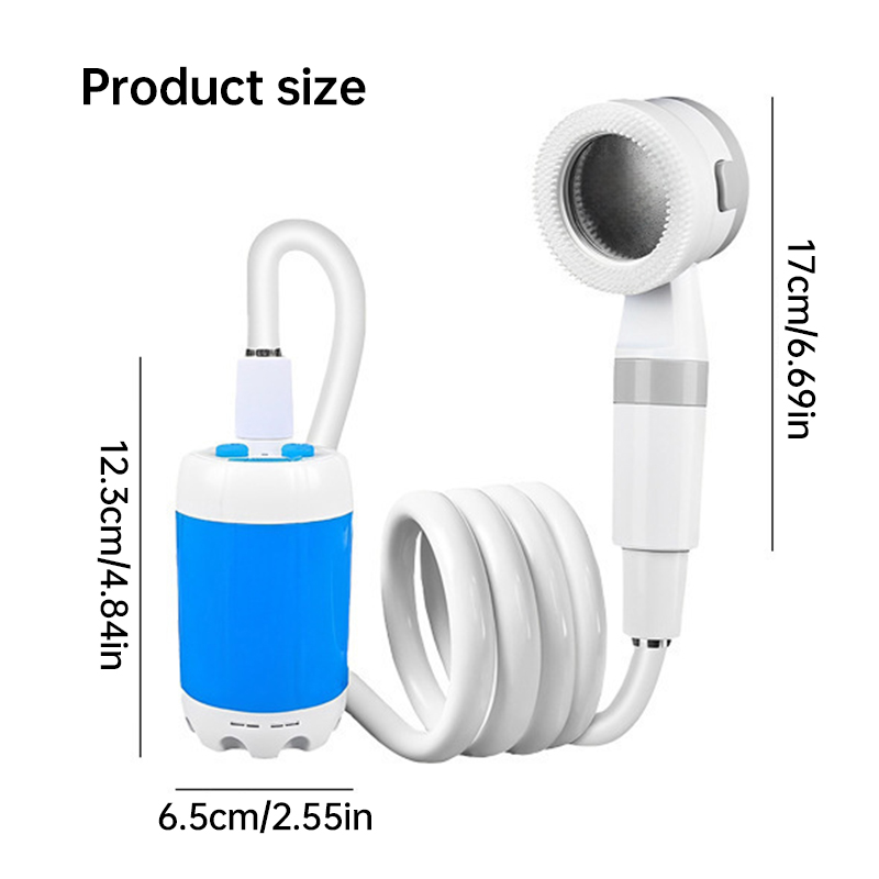Camping Shower Pump with Smart Digital Display