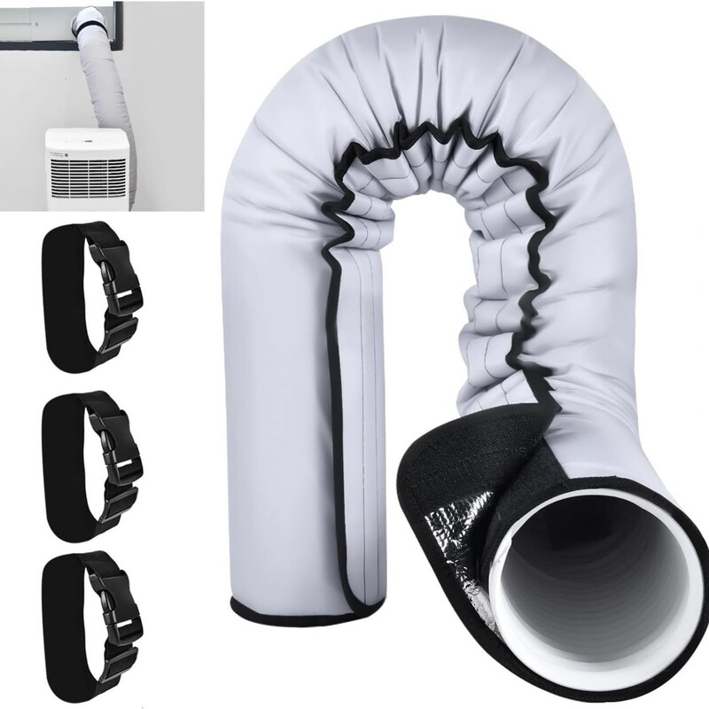 CA Insulated Hose Cover, Reusable Wrap, Duct Vent Cover, AC Pipe Protectors, Home Tool