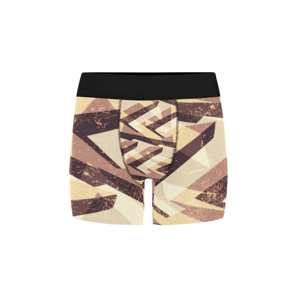 Custom Men's All Over Print Boxer Briefs Made In Queens USA front