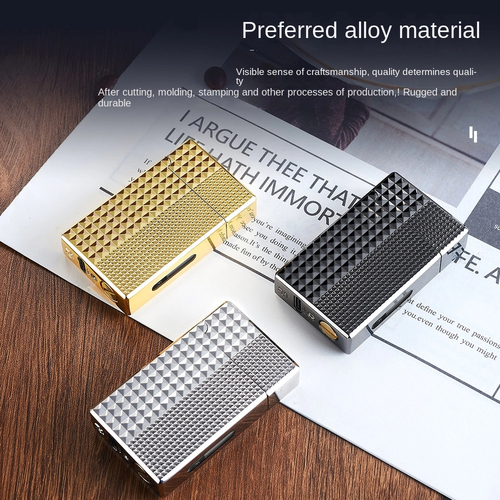 Three lighter colorways in gold, black and silver with metal finish
