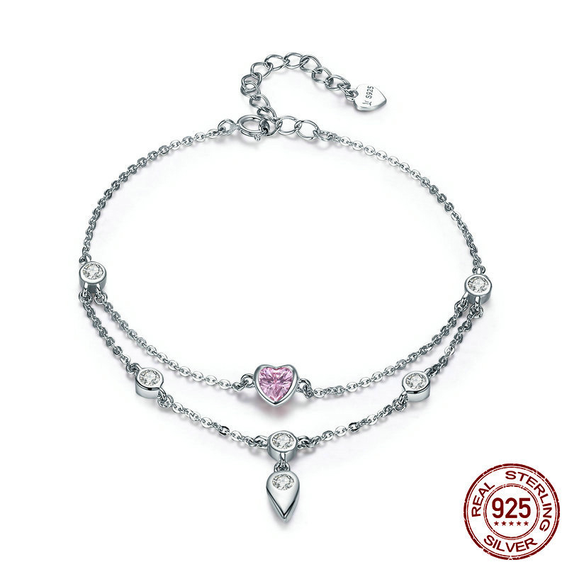 Ladies' Sweetheart 925 Silver Bracelet ​