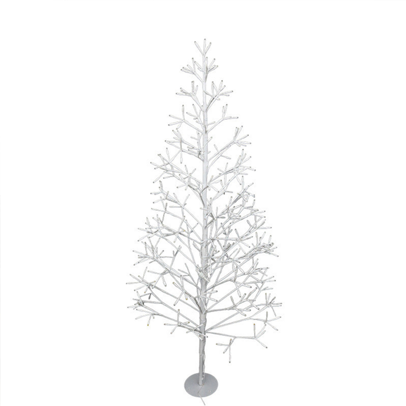 LED Christmas Tree Pre-Lit 9ft, Outdoor/Indoor Artificial Tree with Warm White Fairy Lights for
