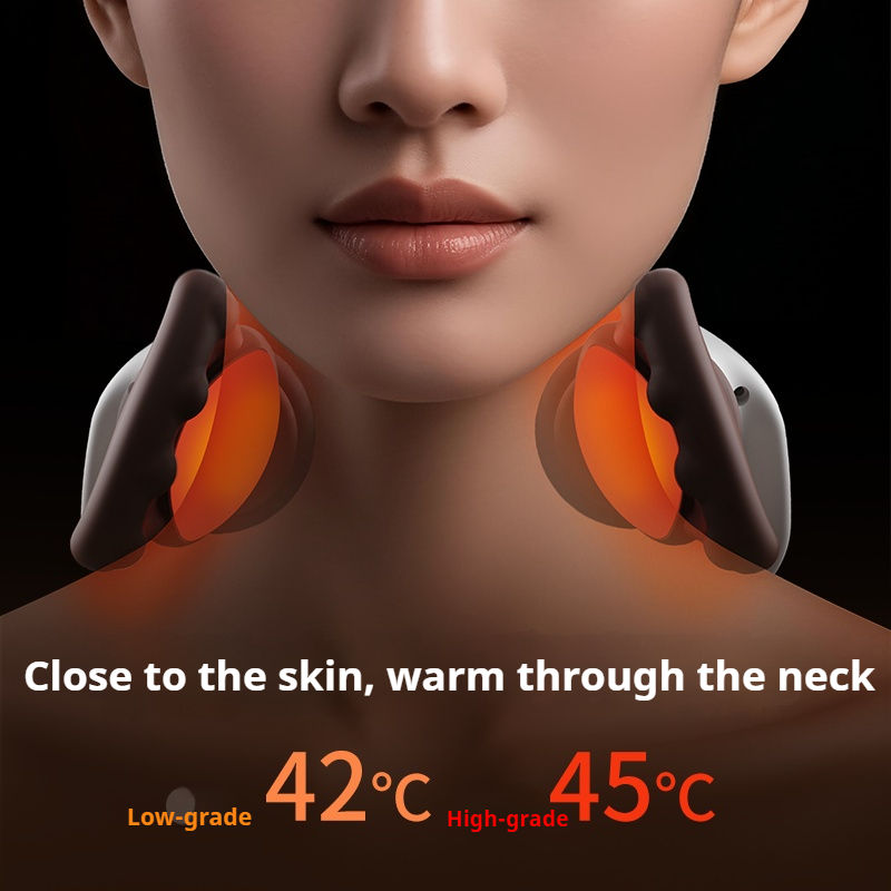 Neck with heat zones glowing orange at the soft and high warmth levels