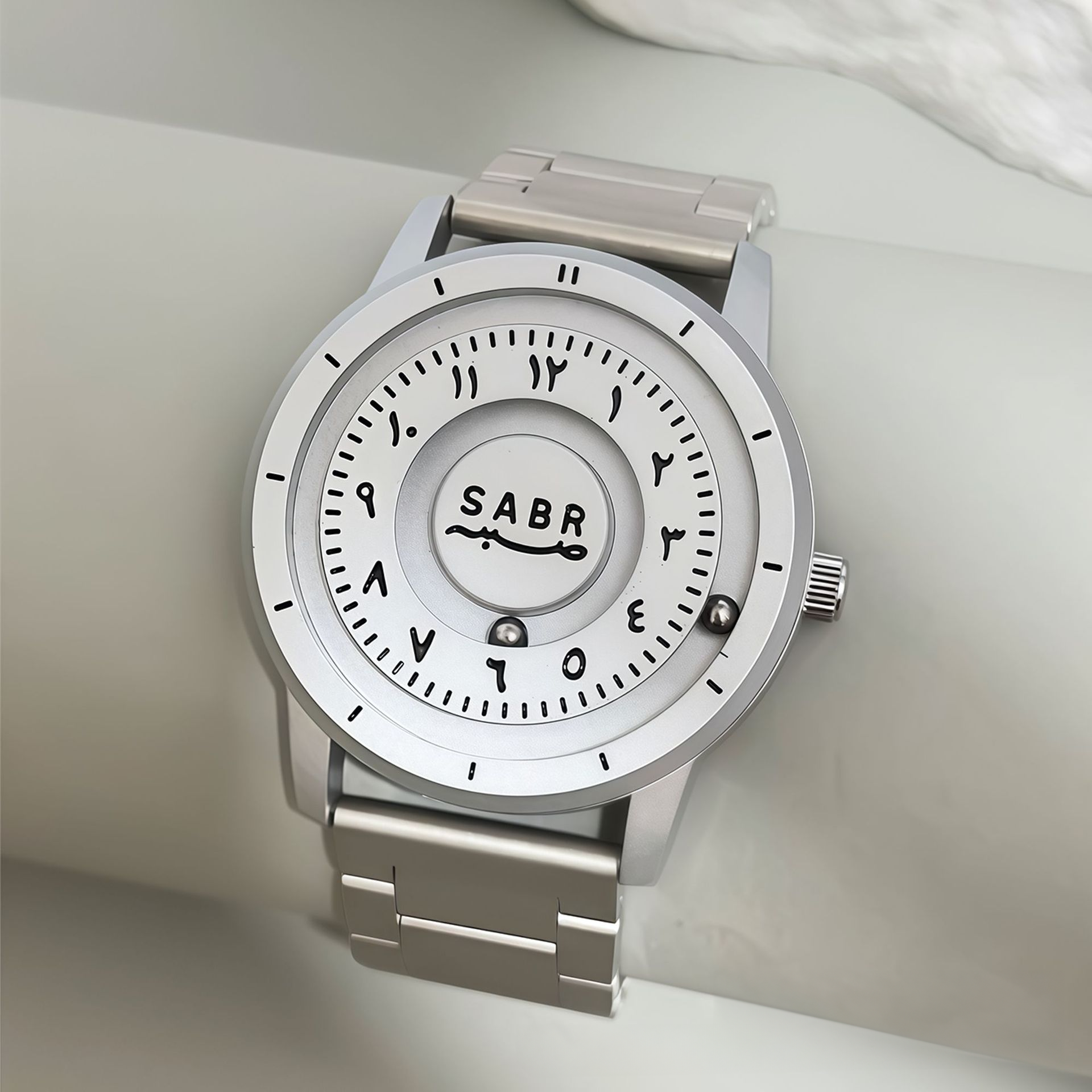 Magnetic Floating Black Technology Creative Personality Waterproof Imported Movement Unisex Quartz