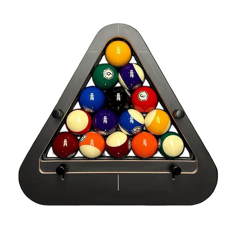 Precision Professional Billiard Ball Rack | Solid Wood, Zero-Gap 8-Ball & 9-Ball Pool Rack