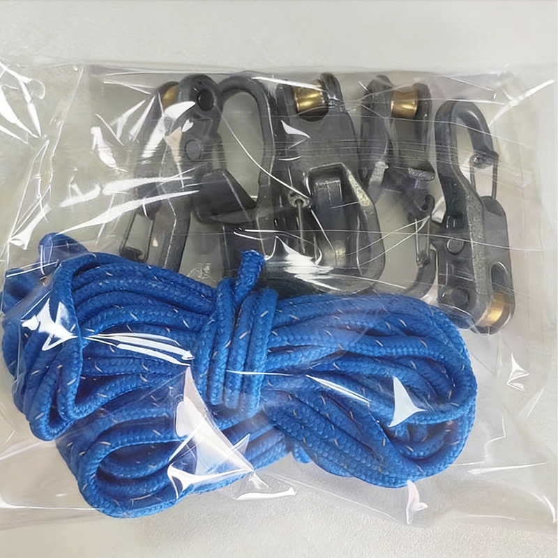 6-Pack Paracord Adjusters, Rope Tightening Tools with Wheels, Camping High-Strength Tighteners &